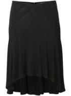 Versace Vintage Fluid Flared Skirt, Women's, Size: 38, Black