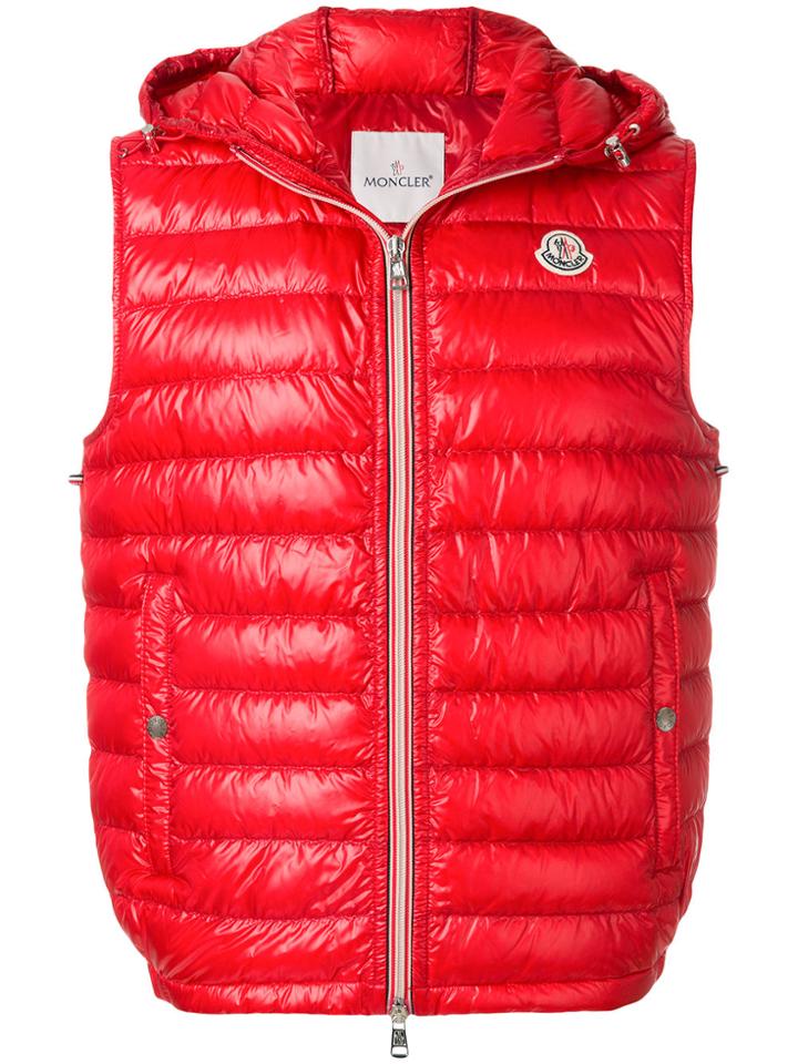 Moncler Gien Padded Gilet - Red