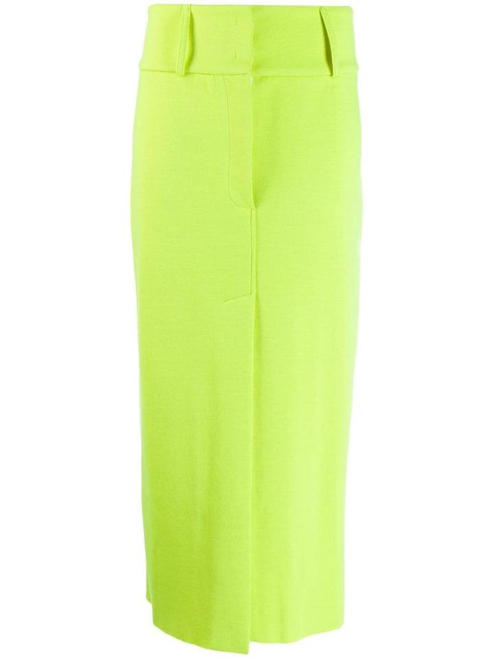 Circus Hotel Fitted Long Skirt - Yellow