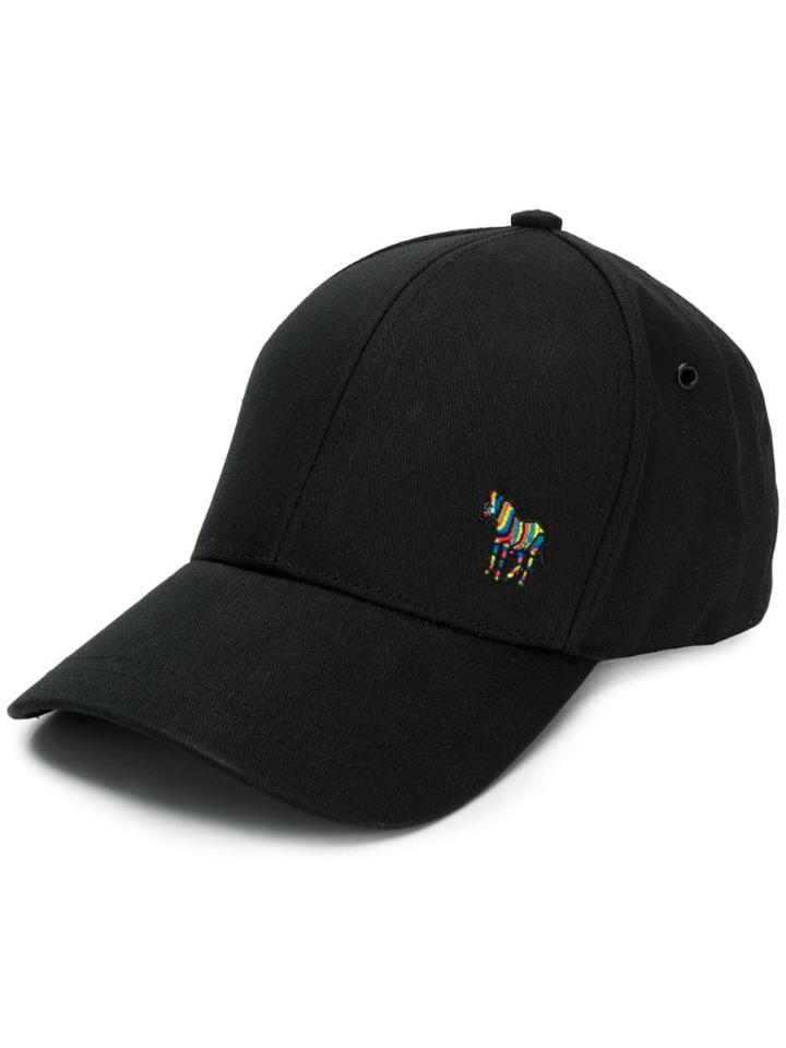 Ps Paul Smith Zebra Logo Cap - Black