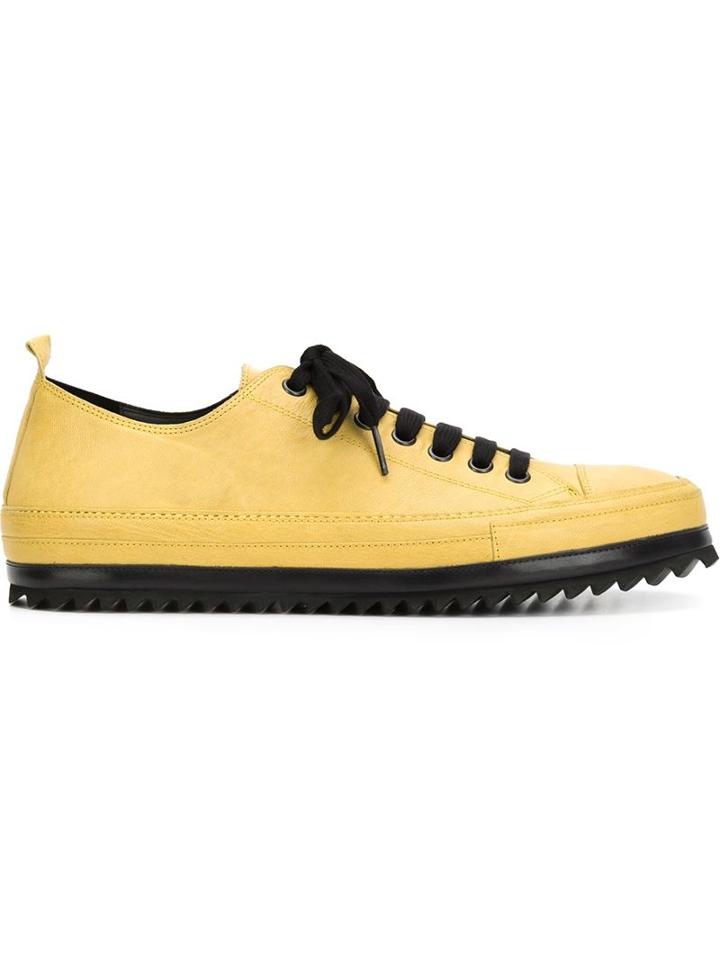 Ann Demeulemeester Rigid Sole Lace-up Sneakers