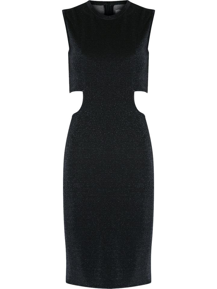 Lilly Sarti - Cutout Dress - Women - Polyamide/polyester/spandex/elastane/viscose - 42, Black, Polyamide/polyester/spandex/elastane/viscose