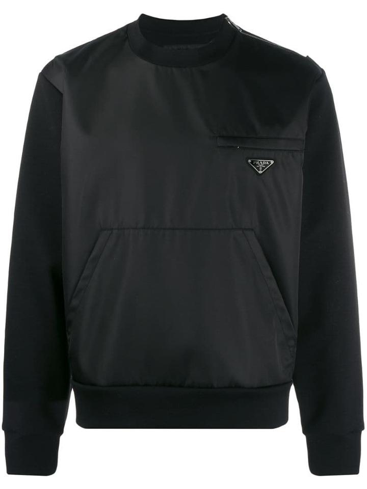 Prada Padded Sweatshirt - Black