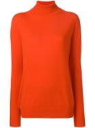 Jil Sander Roll Neck Jumper - Red