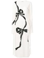 Attico Embellished Bow Dress - White