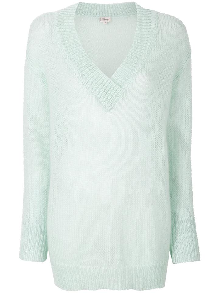 Temperley London V-neck Jumper - Green