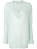 Temperley London V-neck Jumper - Green