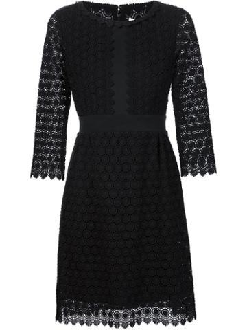 Diane Von Furstenberg 'nolly' Dress, Women's, Size: 6, Black, Cotton/nylon/spandex/elastane