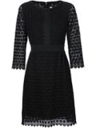 Diane Von Furstenberg 'nolly' Dress, Women's, Size: 6, Black, Cotton/nylon/spandex/elastane