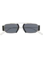 Dior Eyewear Black Tinted Sunglasses - Metallic