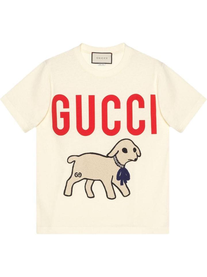 Gucci Gucci Lamb T-shirt - White