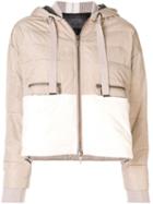 Lorena Antoniazzi Padded Contrast Jacket - Neutrals