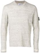 Stone Island Logo Patch Sweater - Neutrals