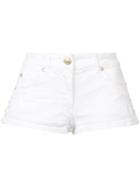 Pierre Balmain - Mini Denim Shorts - Women - Cotton/spandex/elastane - 26, White, Cotton/spandex/elastane