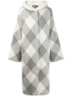 Loro Piana Long Shearling Coat - Grey