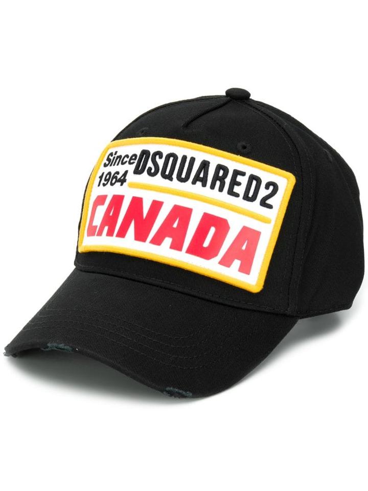 Dsquared2 Canada Patch Baseball Cap - Black