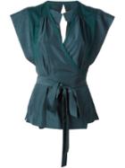 Isabel Marant 'hadyn' Top, Women's, Size: 36, Green, Silk/cotton