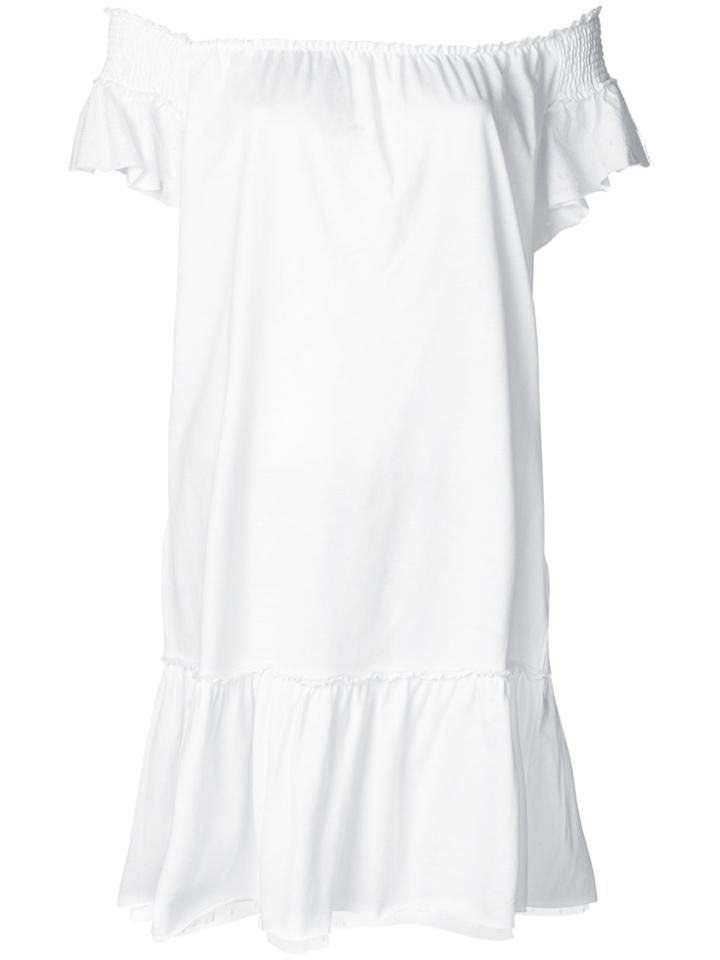 Red Valentino Off Shoulder Dress - White