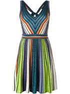 M Missoni Striped Open Back Dress