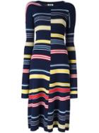 Kenzo Striped Knit Dress, Women's, Size: Small, Wool