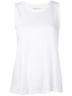 Current/elliott - Wrap Back Tank Top - Women - Cotton - 0, White, Cotton