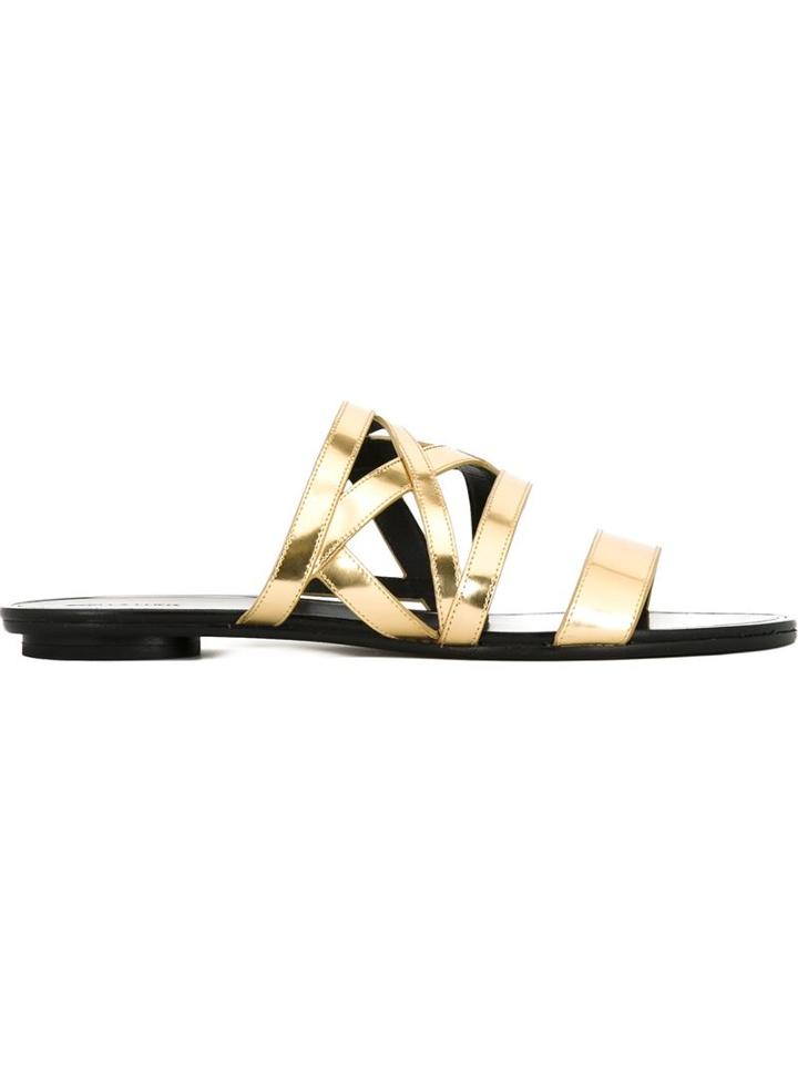 Stella Luna Strappy Flat Sandals