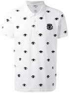 Kenzo Eyes Polo Shirt, Men's, Size: Xl, White, Cotton