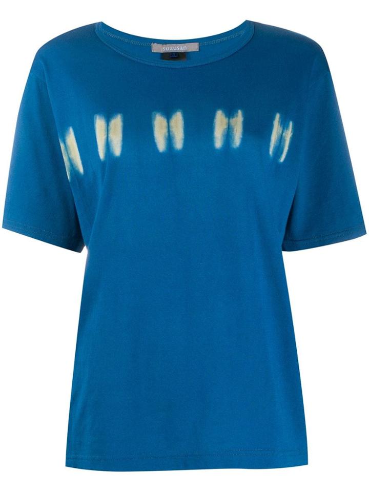Suzusan Hooves Print T-shirt - Blue