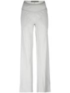 Rick Owens Bias Palazzo Pants, Women's, Size: 42, Grey, Cotton/polyamide/viscose
