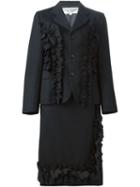 Comme Des Garcons Vintage Frill Trim Skirt Suit
