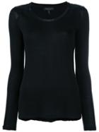 Rag & Bone Gunner T-shirt, Women's, Size: Large, Black, Silk