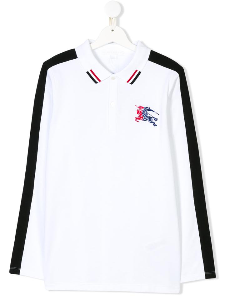 Burberry Kids Eric Polo Shirt - White