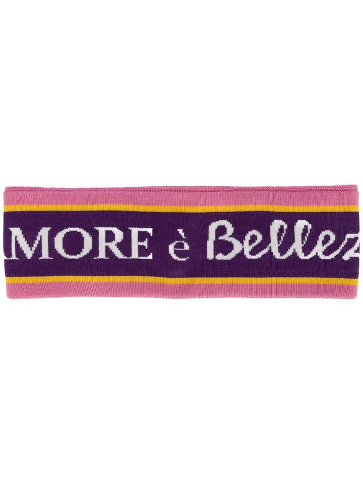 Dolce & Gabbana Stretch Headband - Pink & Purple