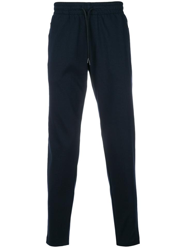 Emporio Armani Tapered Track Pants - Blue