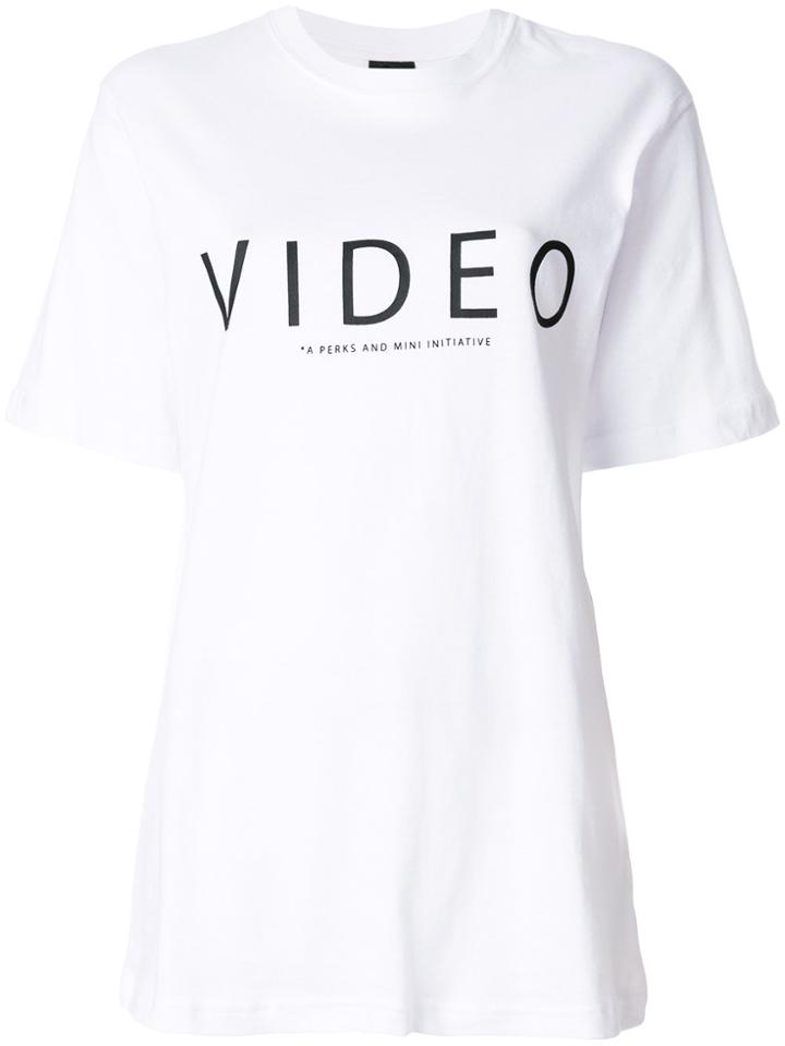 Pam Perks And Mini Video Print T-shirt - White