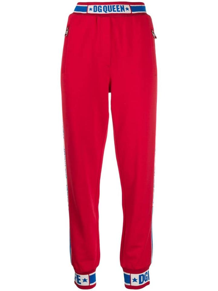 Dolce & Gabbana Logo Jogging Trousers - Red