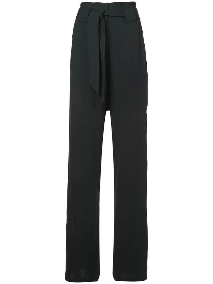 Michelle Mason Stretch Paper Bag Pant - Blue