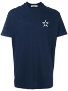 Givenchy Star Print T-shirt, Size: Xxs, Blue, Cotton