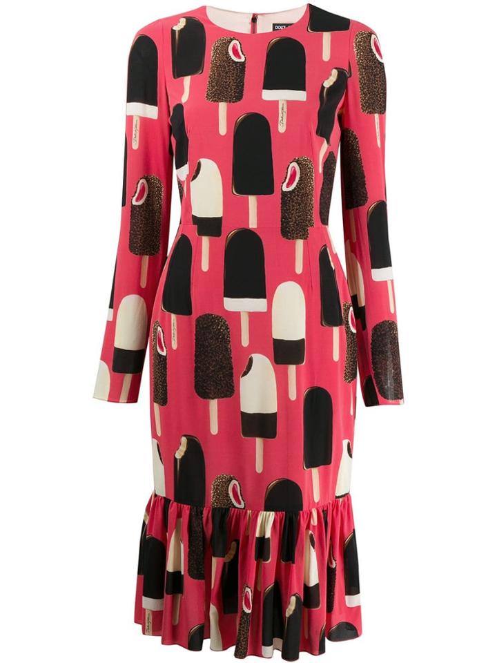 Dolce & Gabbana Ice Cream Day Dress - Pink