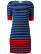 Sonia Rykiel Striped Knit Dress, Women's, Size: Xs, Blue, Cotton/polyester