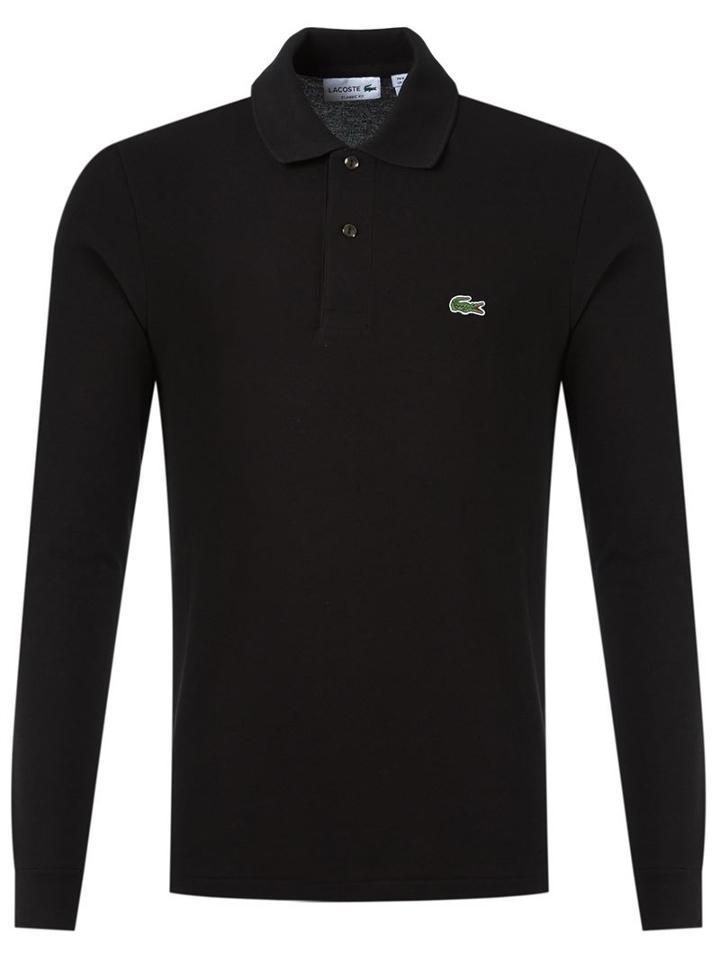Lacoste Chest Logo Polo Shirt, Men's, Size: Xxl, Black, Cotton
