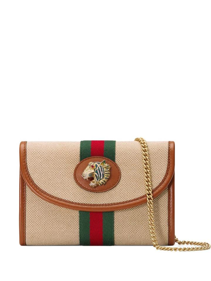 Gucci Rajah Mini Bag - Brown
