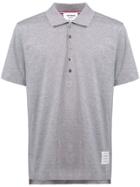 Thom Browne Button Polo Shirt - Grey