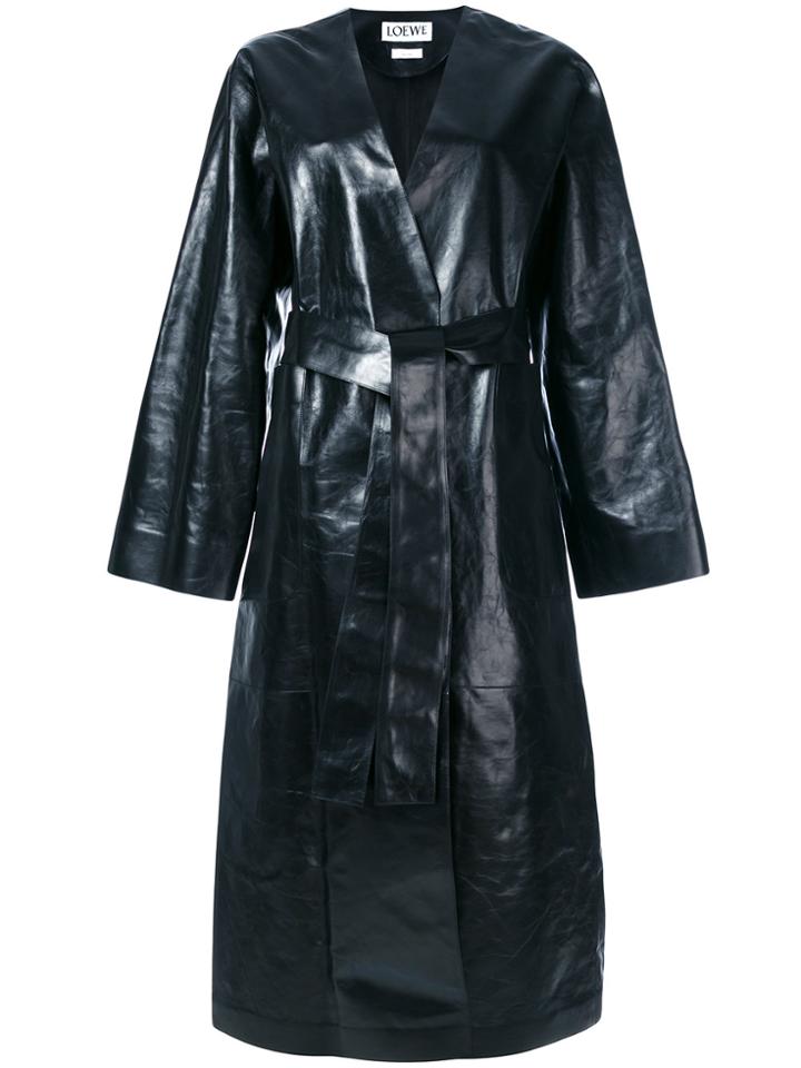 Loewe Long Coat - Black