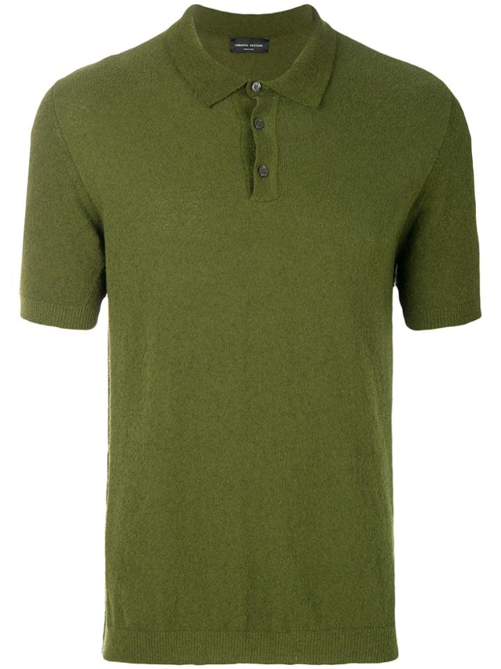 Roberto Collina Classic Polo Top - Green