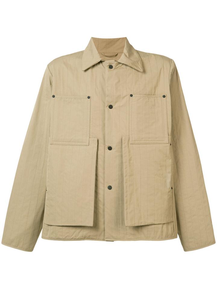 Craig Green - Patch Pocket Shirt Jacket - Men - Cotton/nylon - M, Nude/neutrals, Cotton/nylon