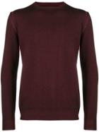 Frankie Morello Crew Neck Jumper - Red