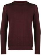 Frankie Morello Crew Neck Jumper - Red