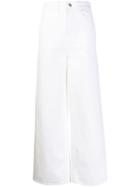 Moncler Wide-leg Jeans - White
