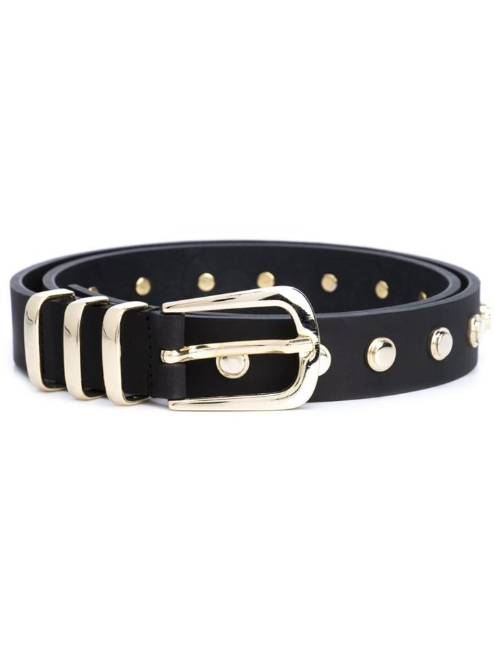 Anine Bing Gold-tone Studs Belt